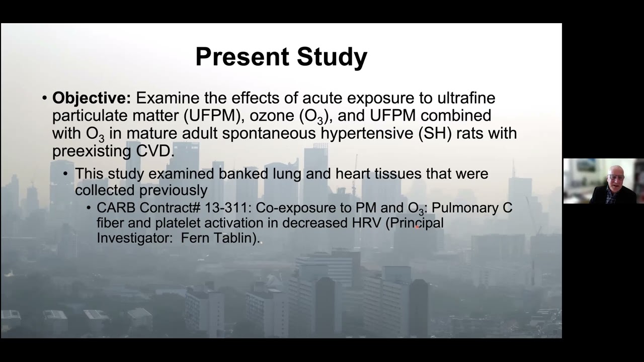 Exposure to Ultrafine PM & Ozone: Particulate Deposition, Lung Oxidant Stress, & Heart Injury