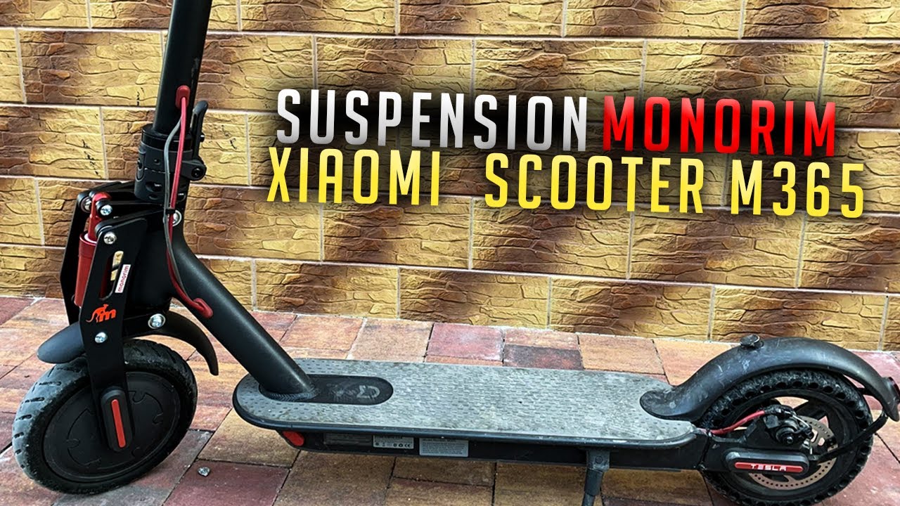 Hulajnoga Xiaomi Scooter M365  Montaż test installation suspension Original MONORIM T0-S M0-V2