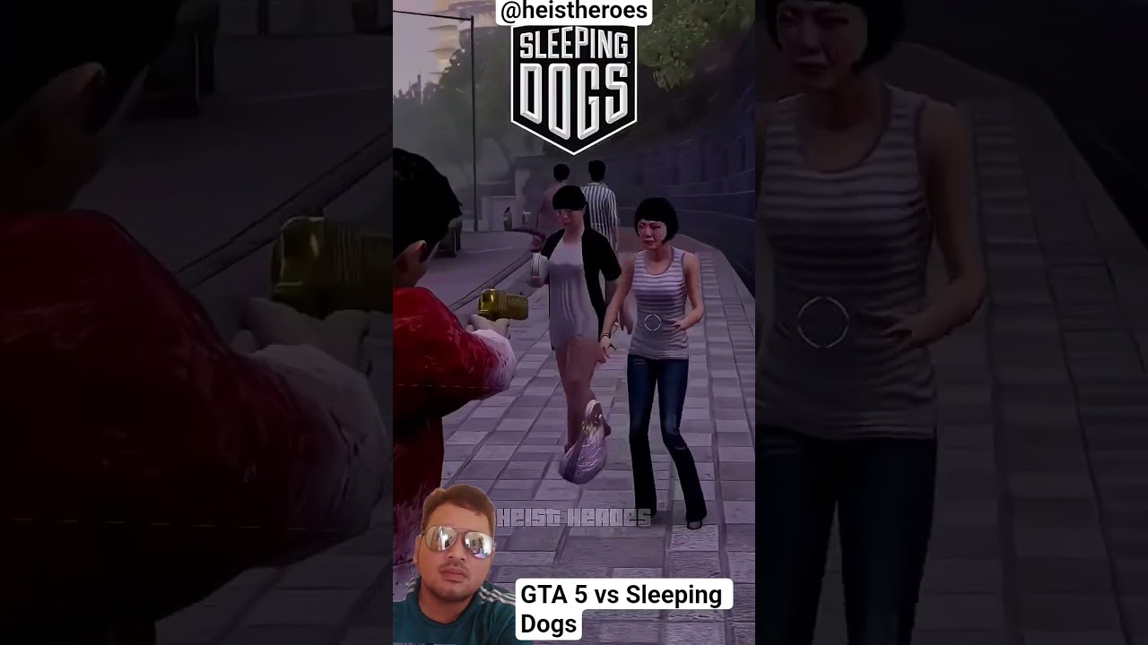 GTA 5 vs Sleeping Dogs Comparisson @heistheroes #gta #sleepingdogs #gaming