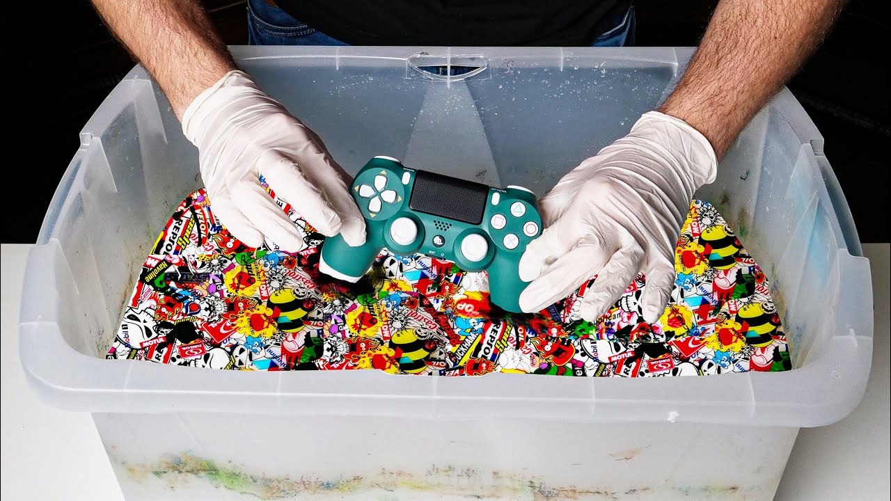 Malowanie Wodne PAD PlayStation4 Hydrografika Custom *MEGA!*