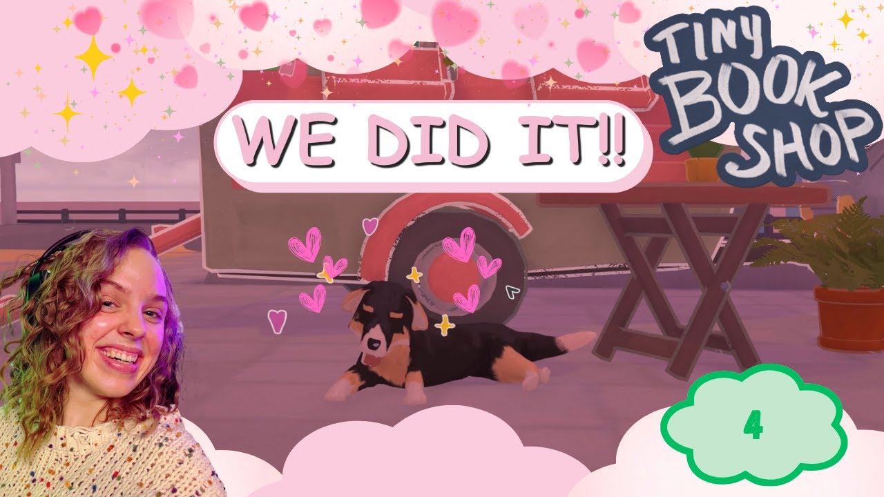 My Life Mission Has Been Completed🐾💗 | Tiny Bookshop Let's Play Ep.4