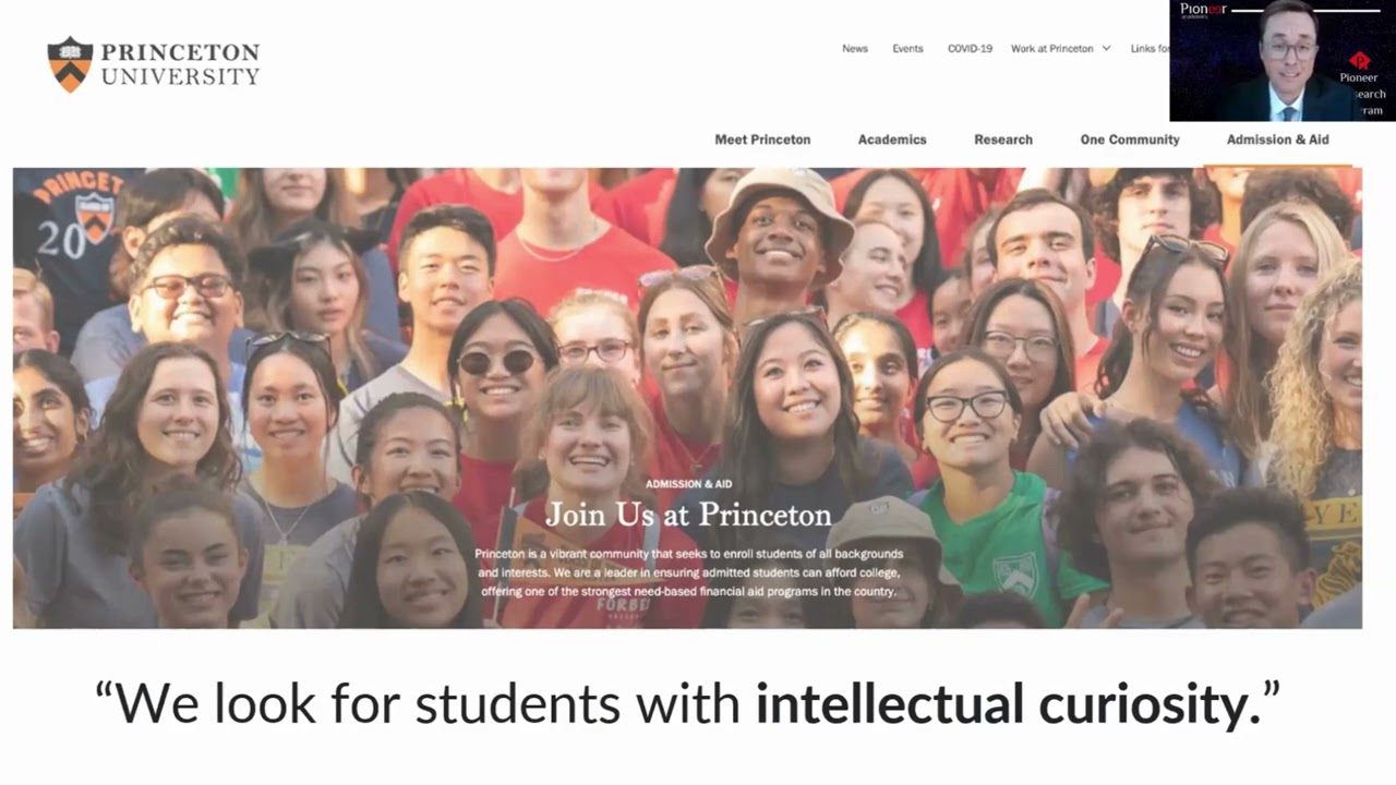 Webinar: 3 Keys to College Success: Intellectual Curiosity, Research, and Finding the Best Fit