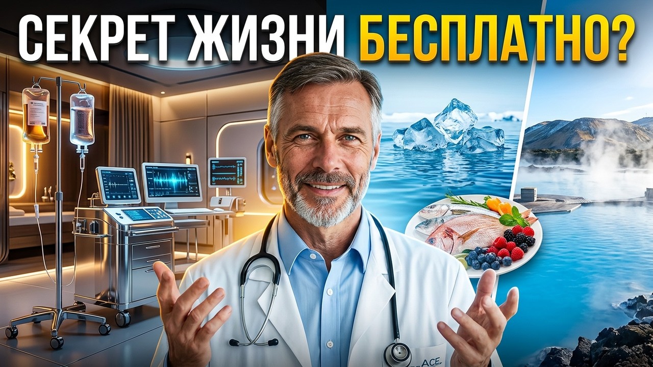 Биохакинг долголетия: 5 привычек, которые РЕАЛЬНО работают. Парадокс исландских долгожителей.