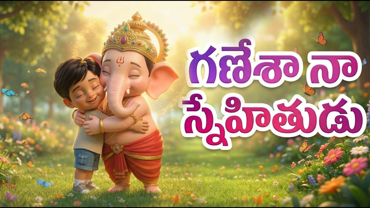 Ganeshudu Naa Dostu | Ganesha Song for Kids | Telugu Nursery Rhymes | Allari Junior