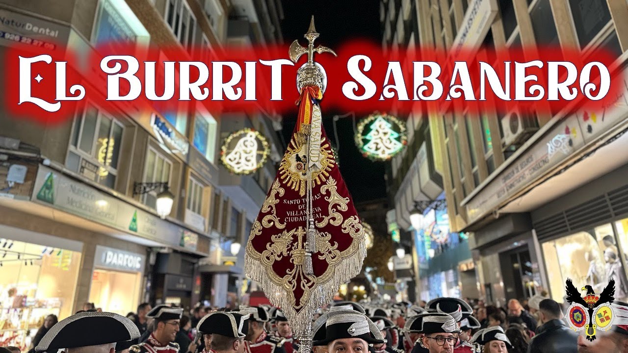 [4K] El Burrito Sabanero | Pasacalles Navideño 2023, Ciudad Real
