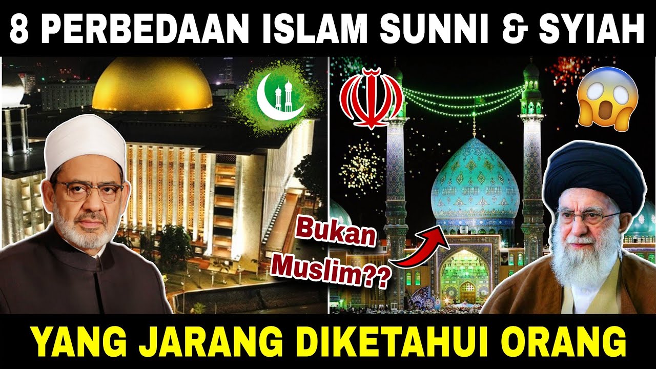 Banyak yg belum tahu! 8 PERBEDAAN ISLAM SUNNI & SYIAH‼️No. 4 bikin KAGET‼️