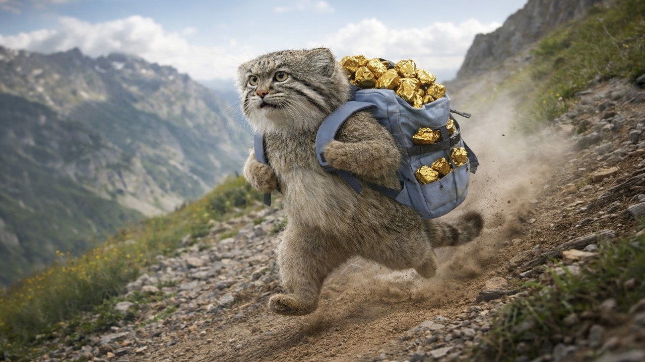 Gold Rush Fever Hits This Pallas’s Cat !