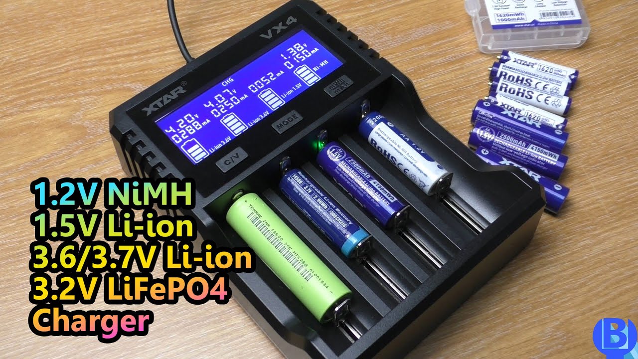 [Review] Xtar VX4 Li-ion/NiMH Charger & 1.5V Li-ion AA/AAA Rechargeable Batteries