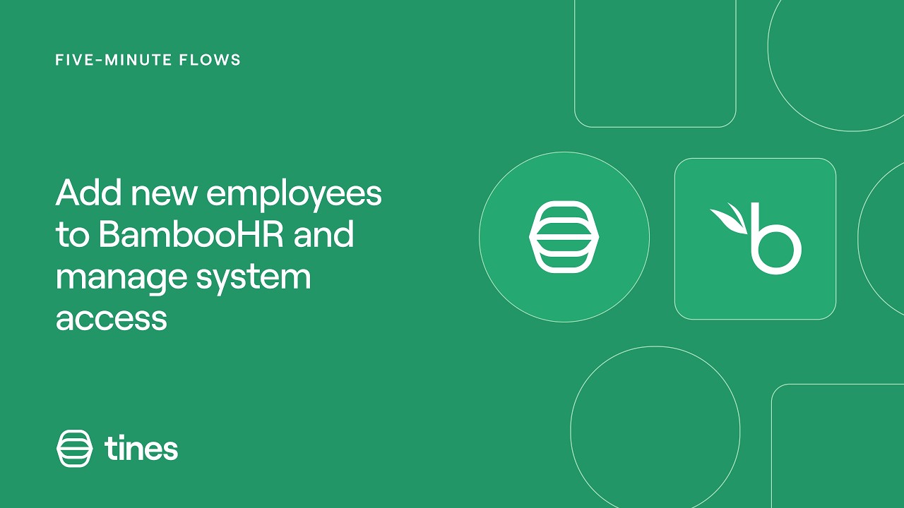 Add new employees to BambooHR and manage system access