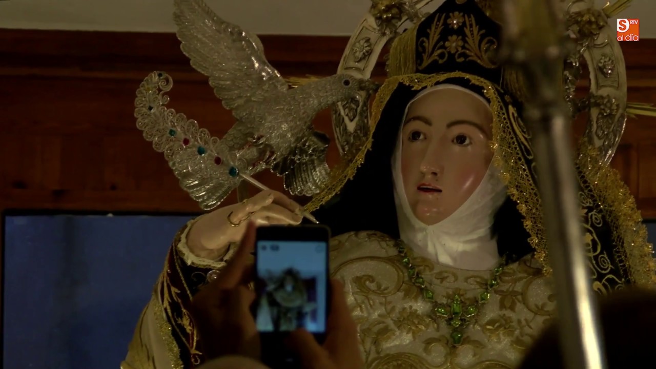 Procesión de Santa Teresa en Alba de Tormes - Vuelta a clausura
