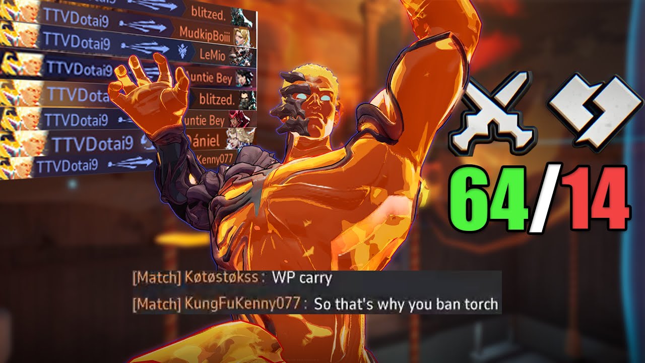 They left my torch open... ( 64 KILLS ! )