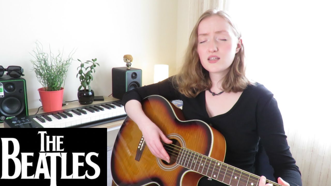 Singing I've Just Seen a Face by the Beatles but it's slower