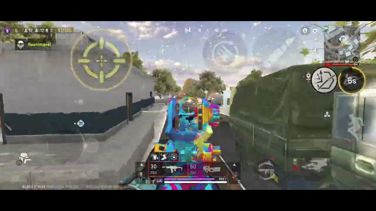 Joguei com a INP9 junto com a P90 com rajada quìntupla#bloodstrike 