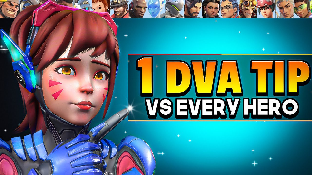 1 D.VA TIP vs EVERY HERO (2024)