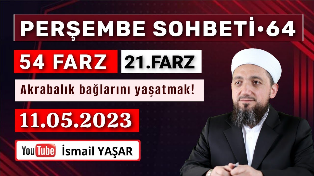 Perşembe Sohbeti • Sıla-i Rahim, Akrabalık Bağlarını Yaşatmak! | 11.05.2023