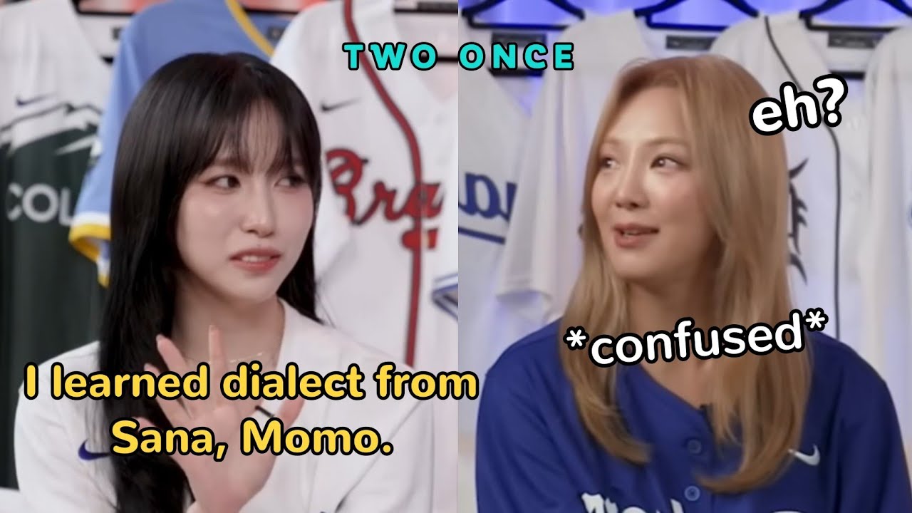 misamo speaking in japanese dialect wows hyoyeon and staff