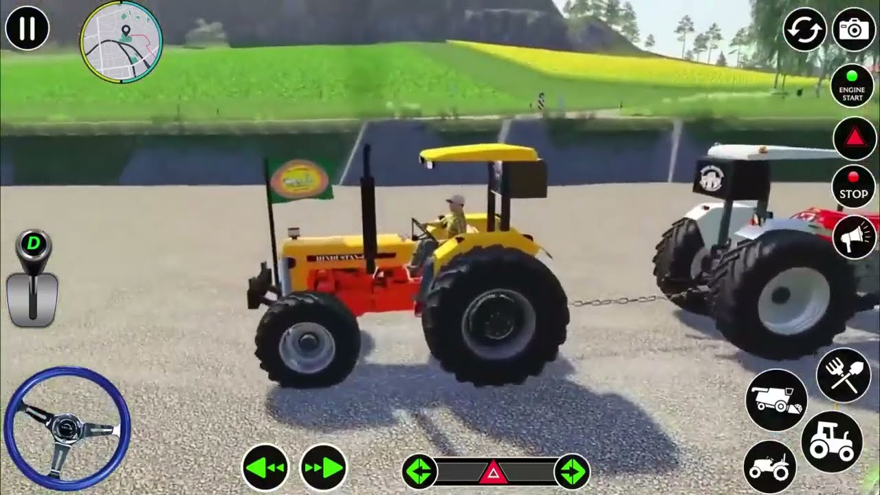 Play Indian tractor farming games #fsmods #fs22 #mobilegame #indiantractor #indianfarmer