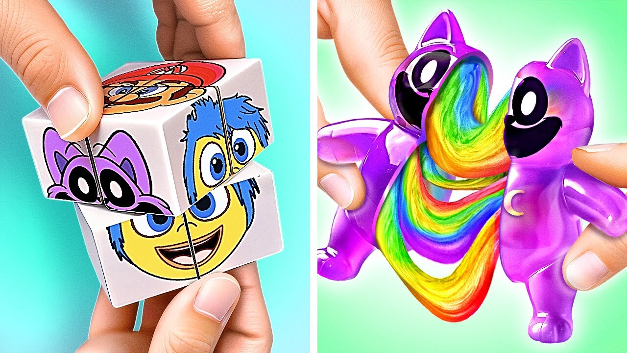 Squeeze Me 😱 Cat Map Paper Crafts