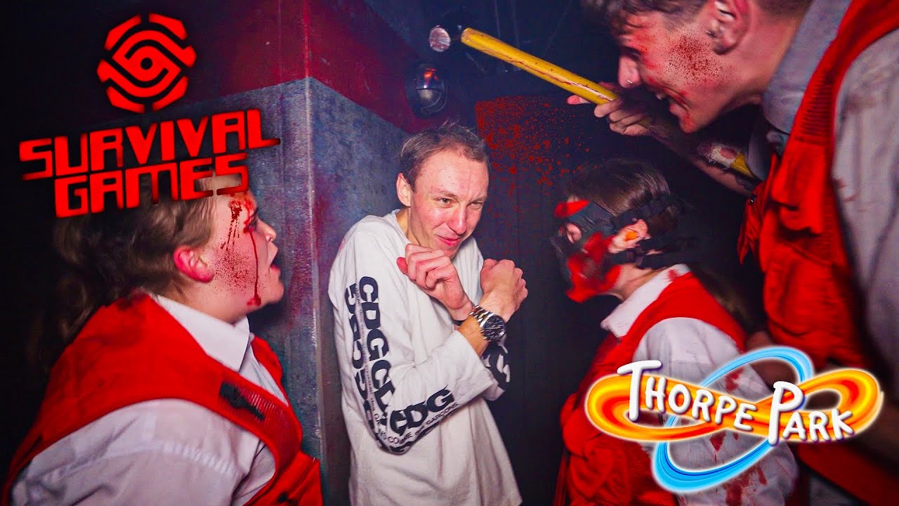 INSIDE SURVIVAL GAMES | THORPE PARK FRIGHT NIGHTS 2022
