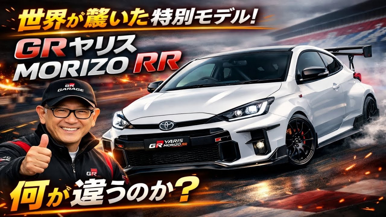 💥🏎️ 世界が驚いた特別モデル｜GRヤリス MORIZO RRは何が違うのか？