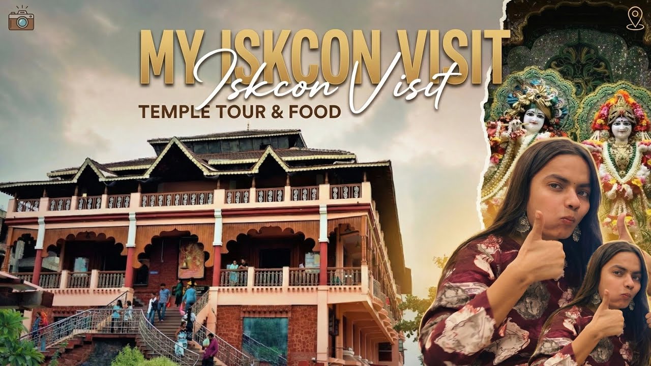 MY FIRST VLOG 🙏ISKCON VISIT😲#viral # trending #myfirstvlogonyoutube #explore #comedy 