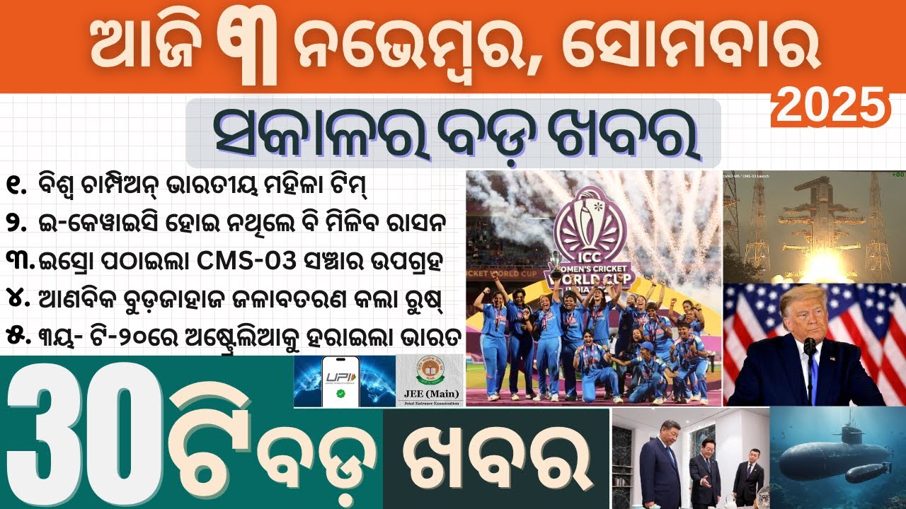 India wins first Women’s World Cup / Top 30 News Today