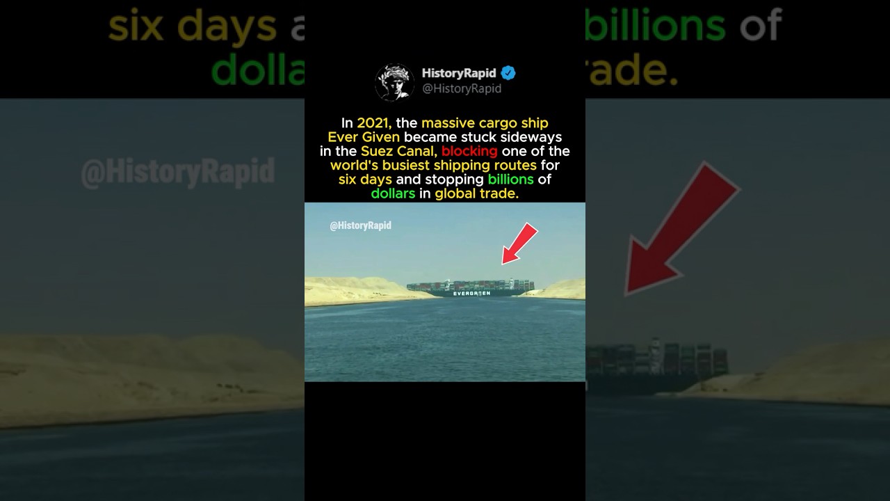 The Ship That Blocked the Suez Canal #shorts