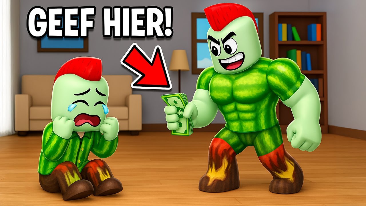Job Heeft Ruzie Met Zijn Broer In Roblox!