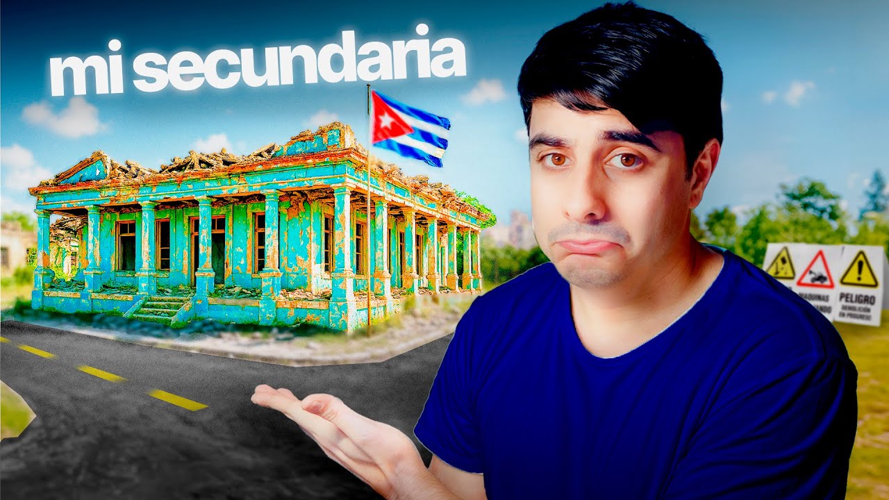 VISITÉ lo que QUEDA de mi SECUNDARIA en CUBA  🇨🇺 | Asi esta mi barrio ☹️