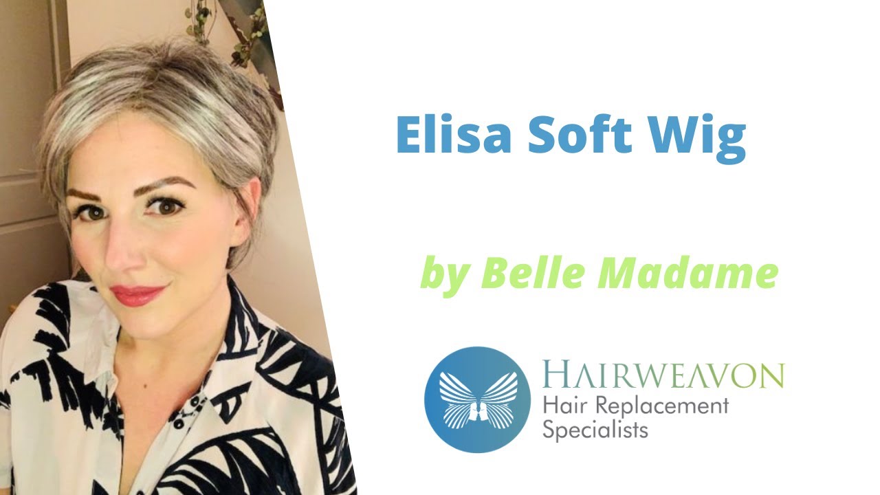 Elisa Soft Wig by Belle Madame | Synthetic Short Pixie Style | Colour Shown Salt and Pepper