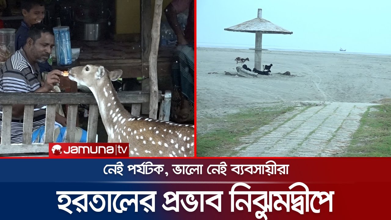 পর্যটক শূন্য নিঝুমদ্বীপ; শঙ্কায় ব্যবসায়ীরা | Noakhali | Nijhum Dwip | Jamuna TV