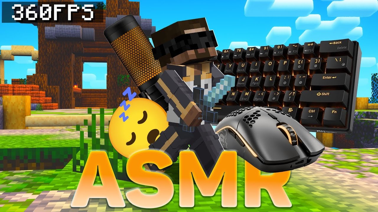 Hive Bedwars Season 4 ASMR (Shaders+Thocky keyboard)|4K 360FPS