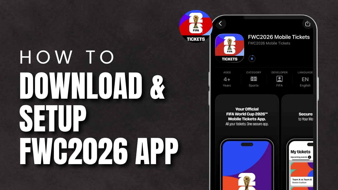 How To Download And Setup FWC 2026 Mobile App 2026 | FIFA World Cup App Guide