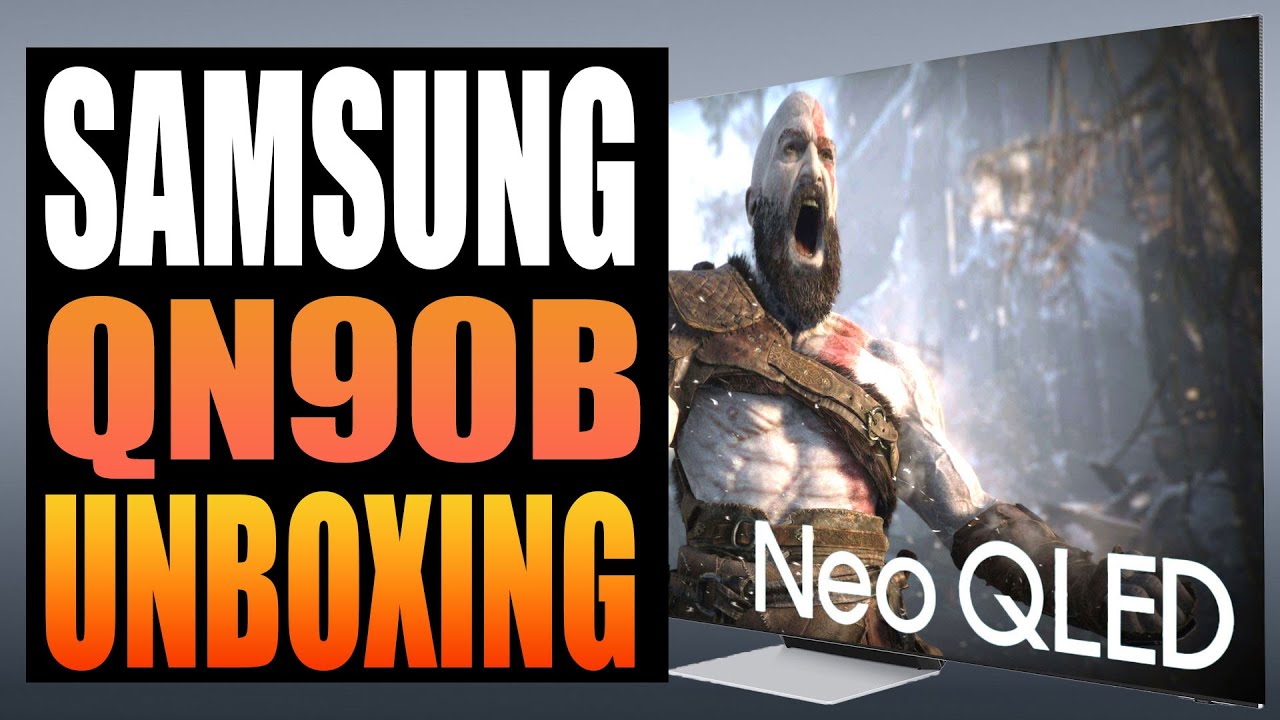 Samsung QN90B 2022 QLED TV - HDMI 2.1 4K - UNBOXING - Ein Traum für Spieler ?