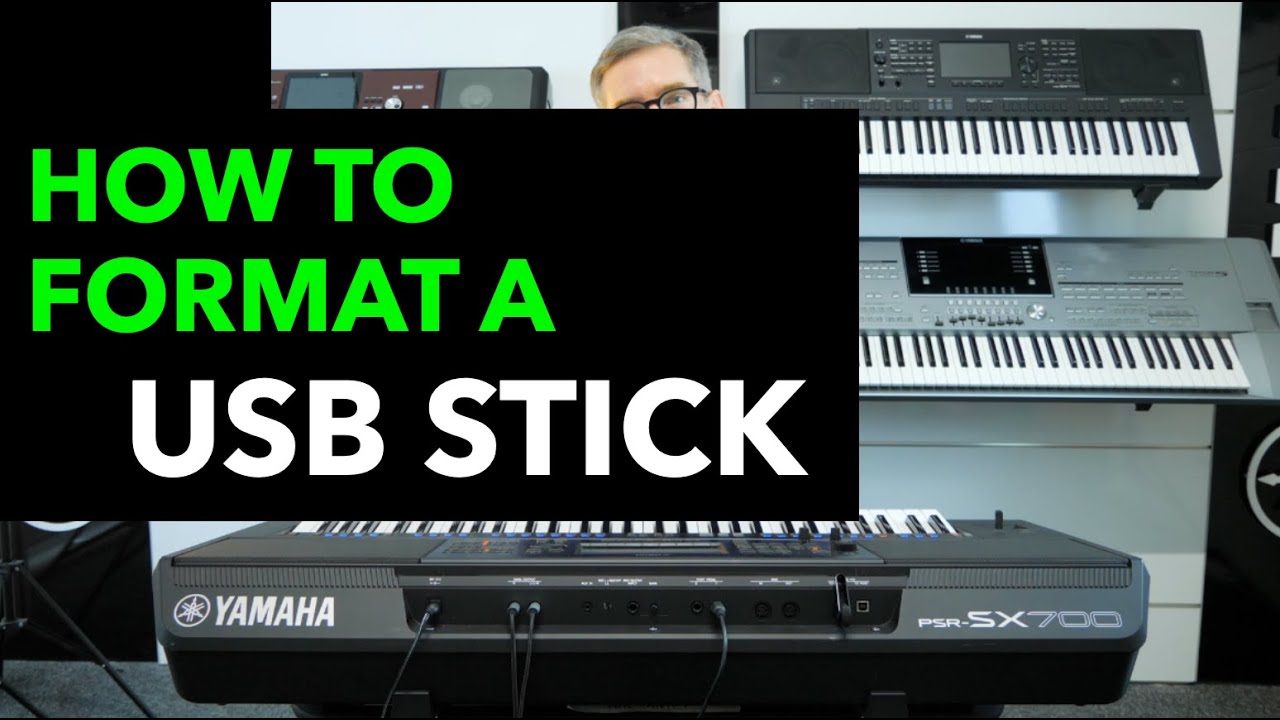 How to Format a USB Stick | A Step-by-Step Tutorial for Yamaha Genos, Genos 2, PSR SX-700 & SX-900.