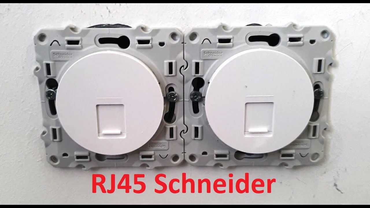 Comment raccorder des prises RJ45 Schneider Electric facilement ?