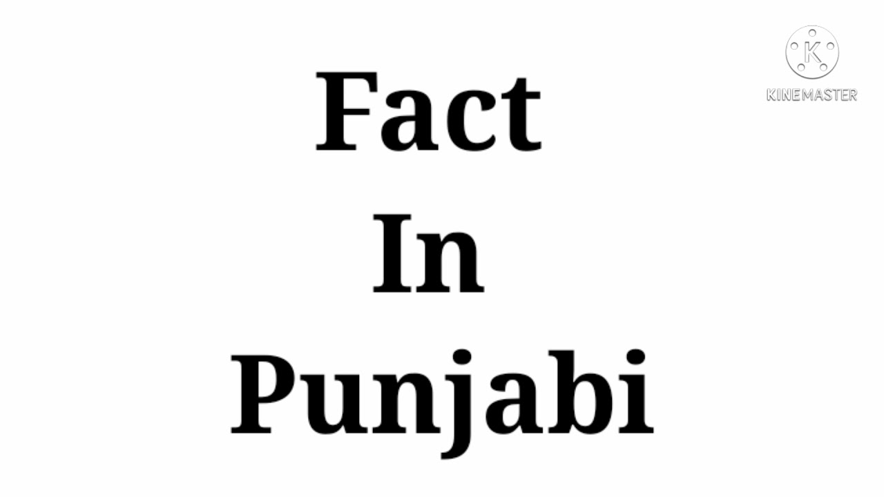 Interesting Facts In Punjabi