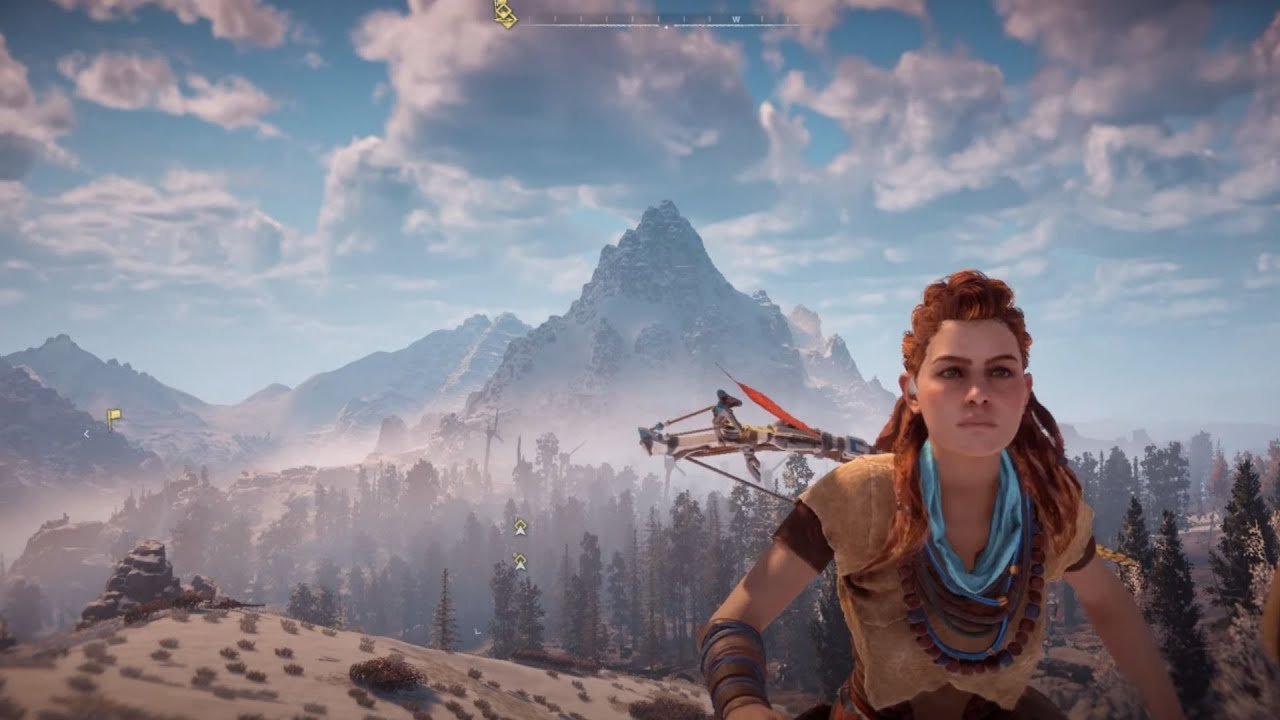 HOW BIG IS THE MAP in Horizon Zero Dawn? Walk Across the Map