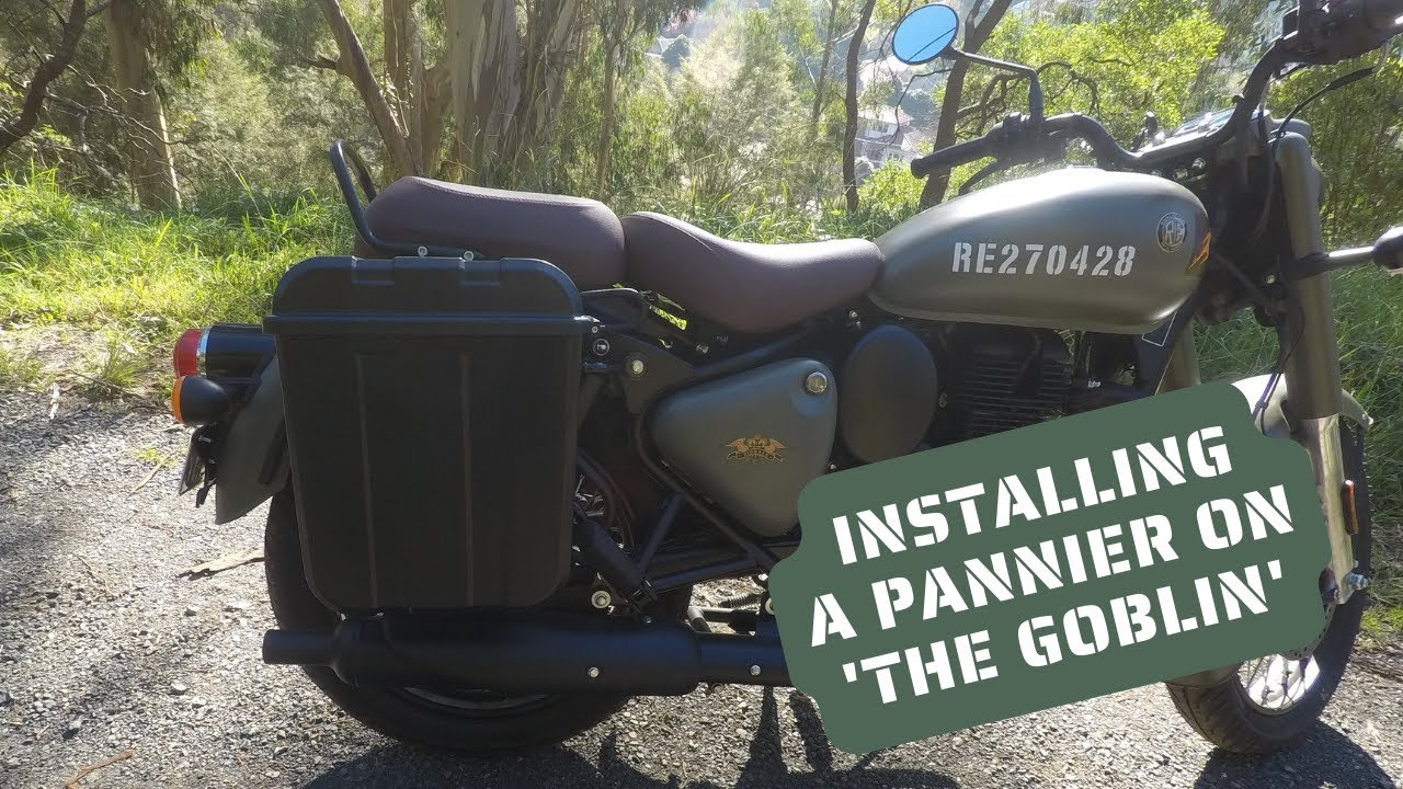 Installing a Pannier on my NEW Royal Enfield Classic 350