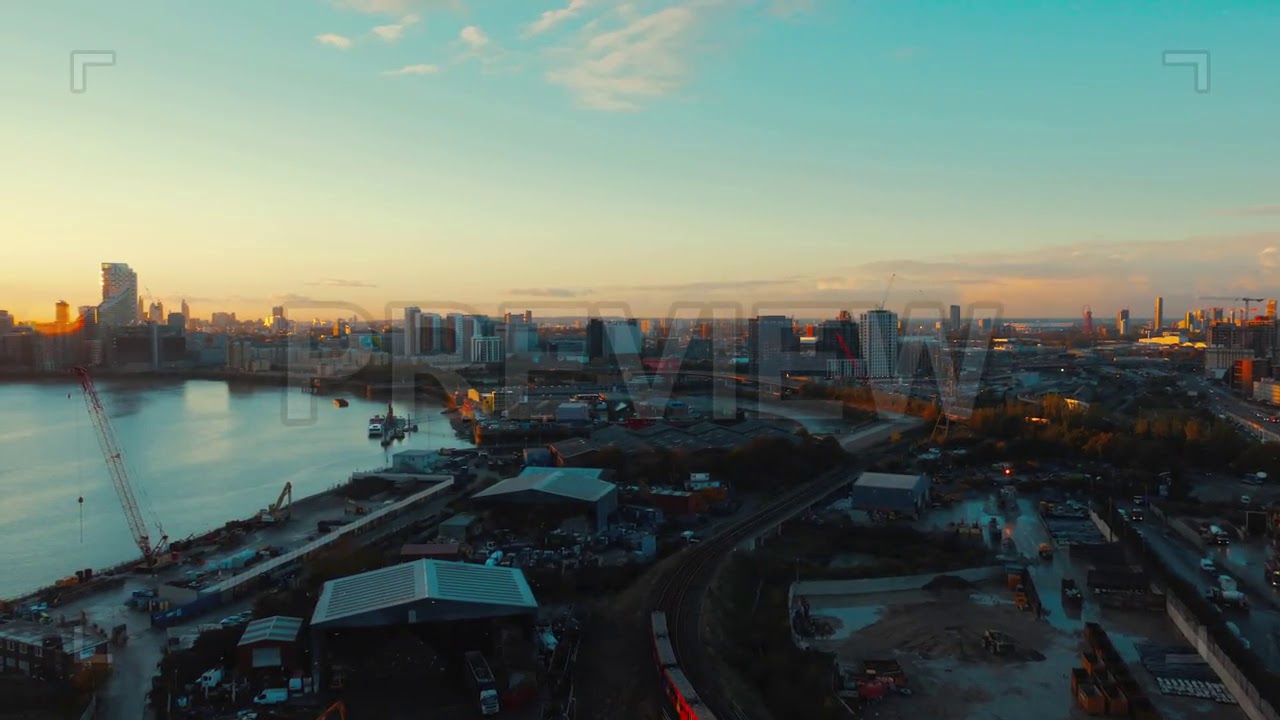 An Industrial Estate Stock Video