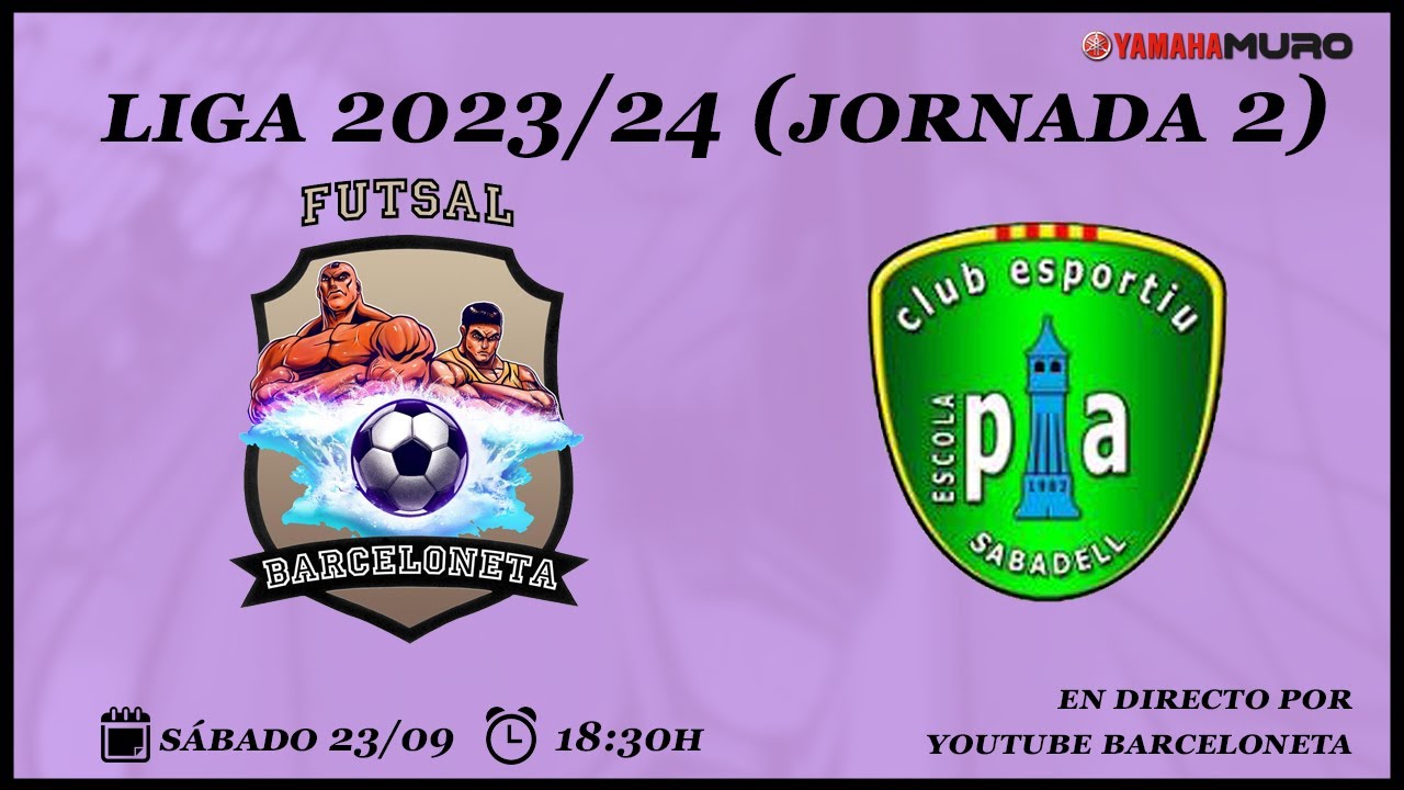 Barceloneta Futsal -  Escola Pia Sabadell (Temporada 2023-24 - Jornada 2)