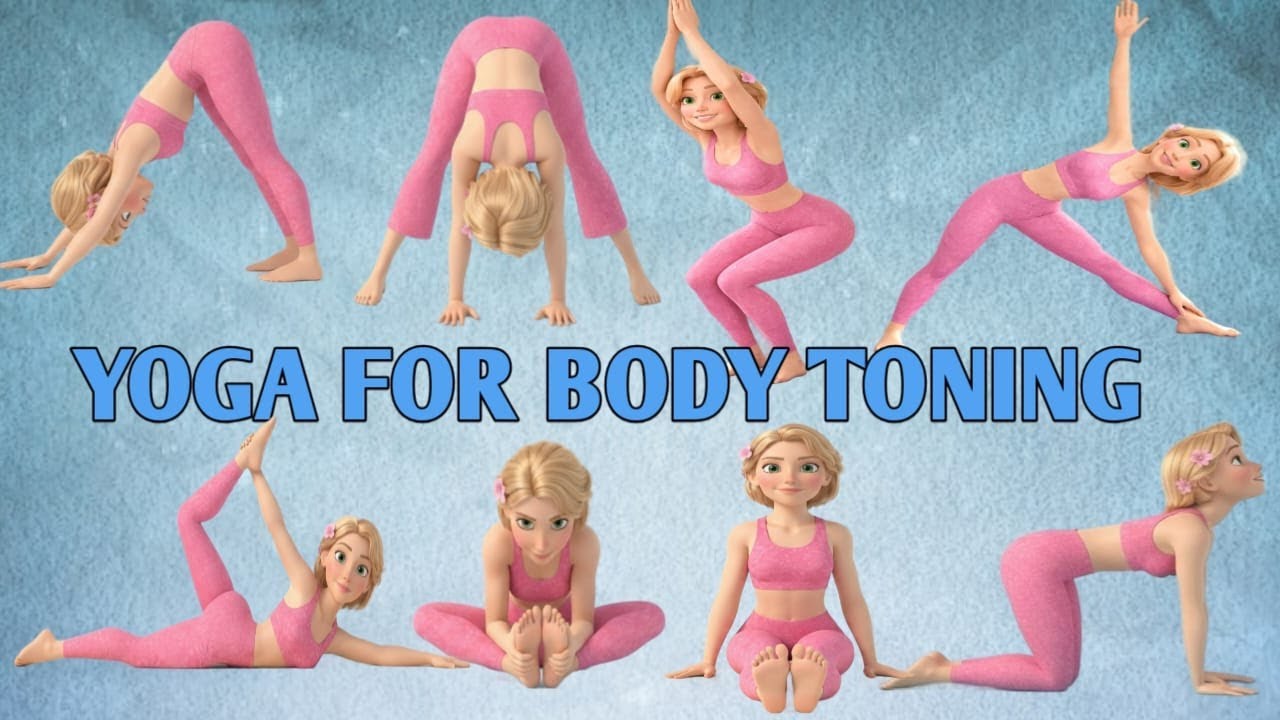 Kids Body Toning Yoga | Fun Stretch & Shape | kid yoga video