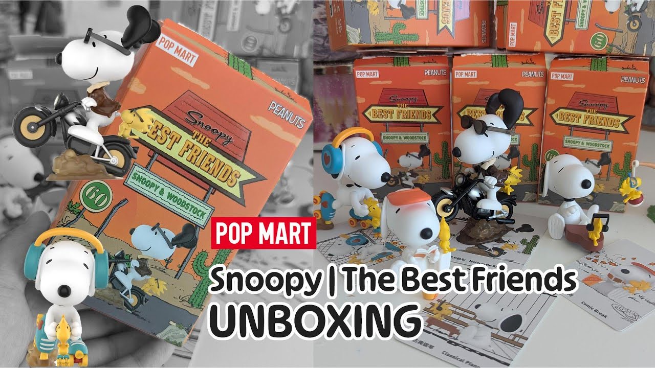 Snoopy The Best Friends Unboxing | Pop Mart x Peanuts Blind Box Chill Unboxing