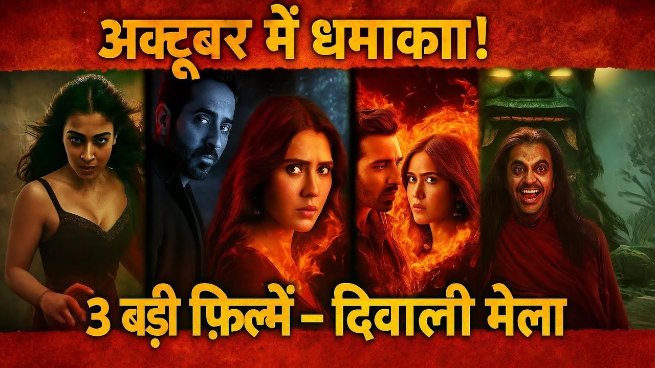 October Dhamaka 2025 | 3 Big Bollywood Movies Releasing This Diwali | Diwali Mela Special