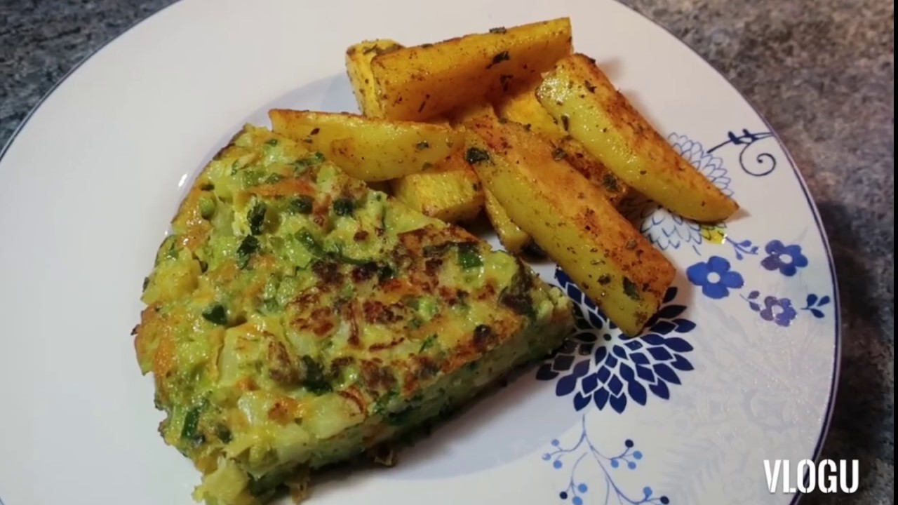 Tortilla de romanesco y zanahoria.para chuparse los dedos 👌👌🤤🤤😁