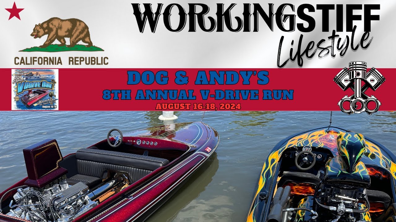 8-й ежегодный забег V-Drive от Dog & Andy. Стоктон, Калифорния, 16–18 августа 2024 г.
