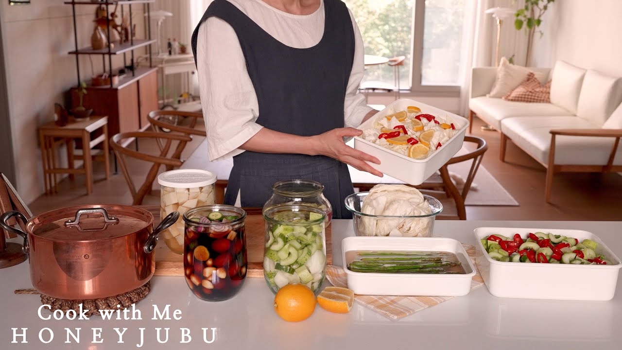 브런치 & 샐러드로 상쾌한 하루 시작! 🍱 밥도둑 밑반찬 만들기  | Cook with me