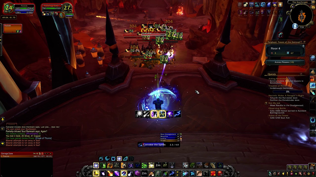 Convoke the Spirits - Druid Covenant Spell aka da shit