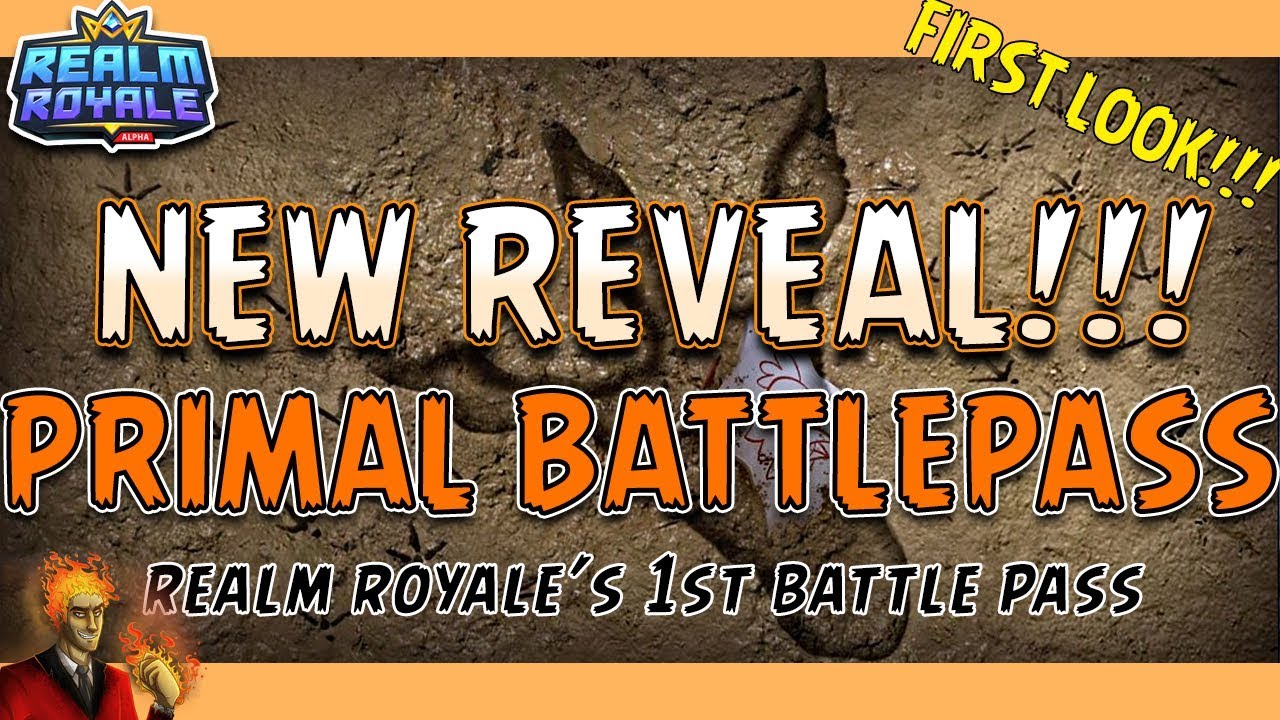 Realm Royale's Battle Pass! NEW REVEAL! Primal Awakening includes skins, sprays + MORE!