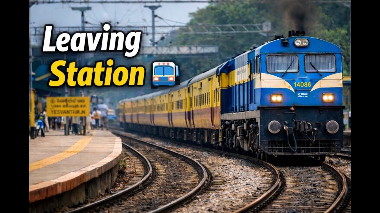 Departure time| Leaving the station with calm |4K Video